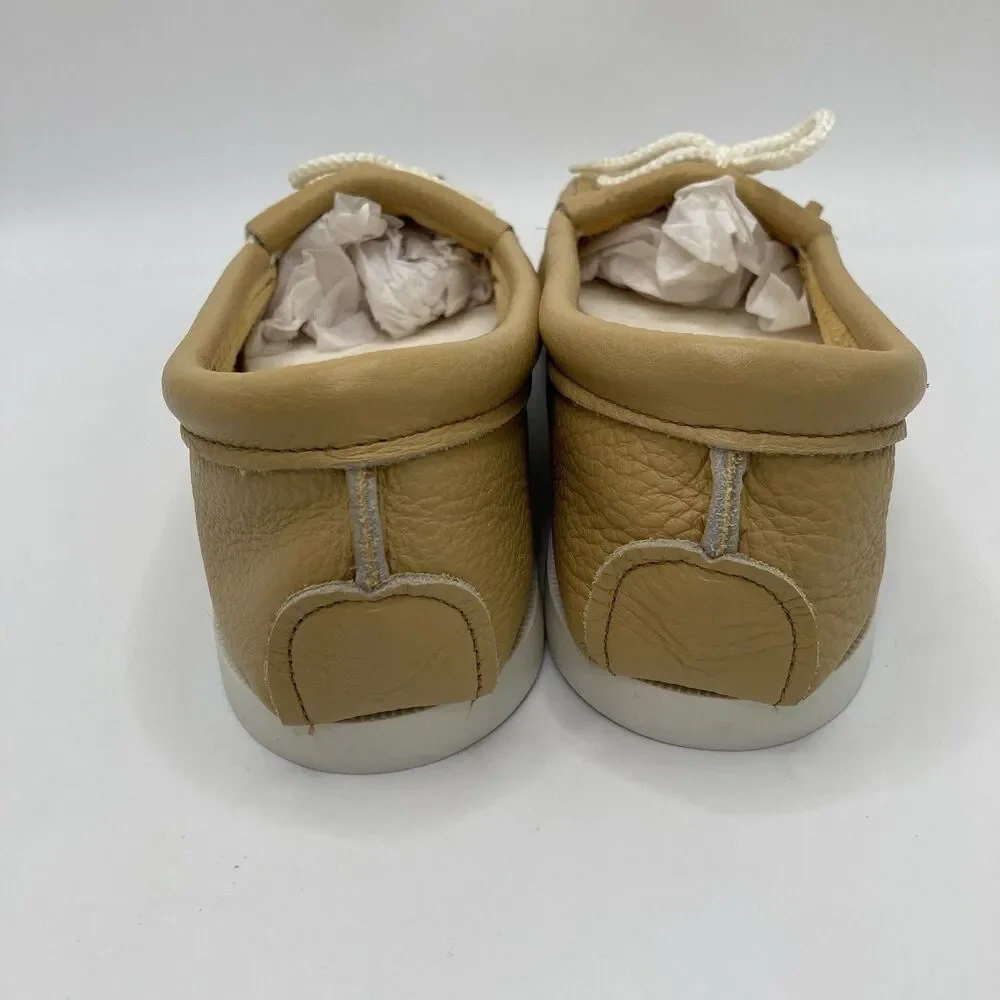 Made In USA Thunderbird Boat Moccasins Ladies Women’s Size 8.5 Leather 24 6275